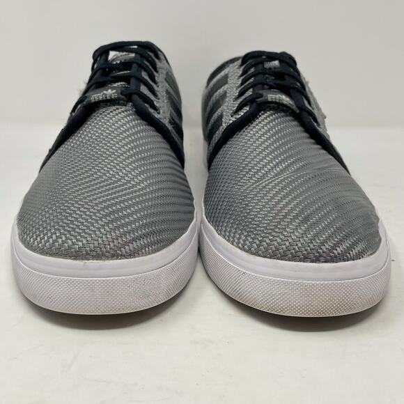 Adidas Seeley Ballistic Sneakers Mens Size 13 Woven Silver
